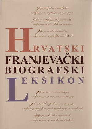 Hrvatski franjevacki biografski leksikon naslovnic